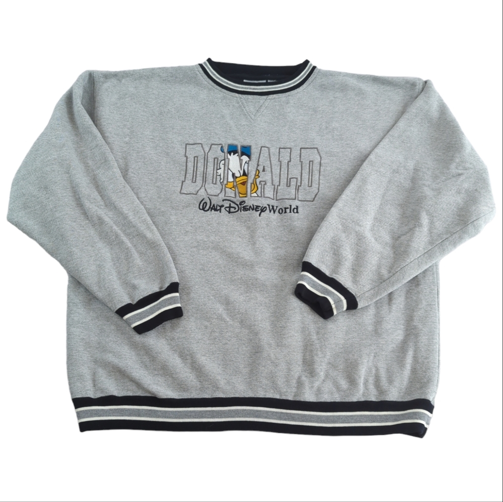Walt Disney World Donald Duck sweatshirt pullover, men's XXL